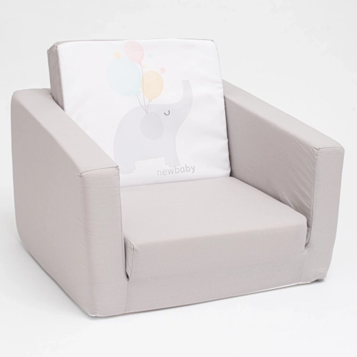 Fauteuil enfant convertible New Baby Elephant gris