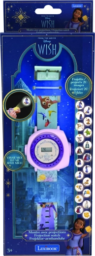 Montre numérique à projection Lexibook Disney Wish avec 20 images