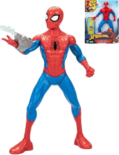 Figurine d'action Hasbro Spider-Man Thwip Action avec lanceur de toiles d'araignée