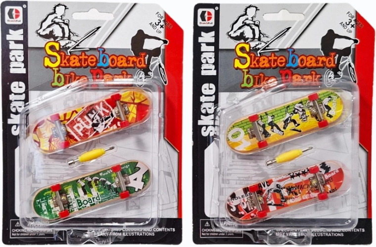 Set de fingerboards mini skateboards à doigts avec outil