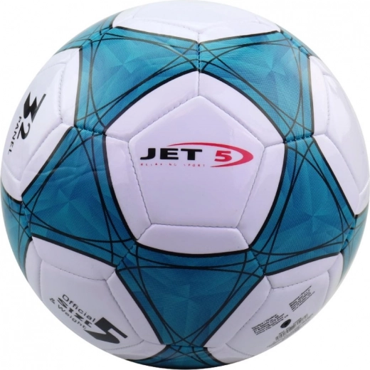 Grand ballon de football bleu