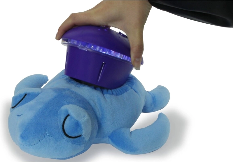 Tortue en peluche toute douce avec dôme amovible