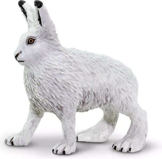 Figurine réaliste de lièvre arctique