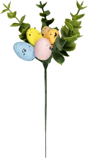 Branche décorative avec œufs de Pâques 24 cm