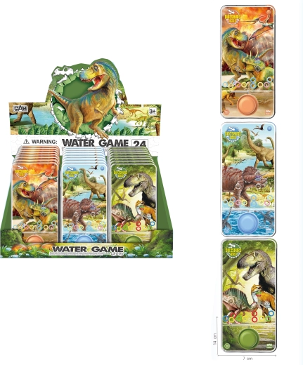 Jeu d’eau avec dinosaures – jouet de poche pour enfants