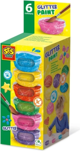 Six teintes pailletées dans un seul coffret