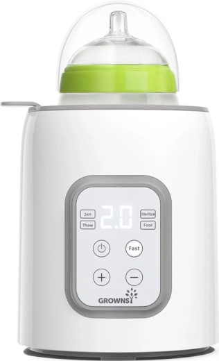 Chauffe-biberon GROWNSY 8-en-1 – gris