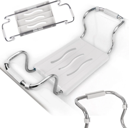 Structure chromée robuste et embouts de protection