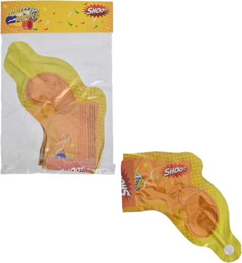 Pistolet lance-confettis avec ballon, 3 pcs