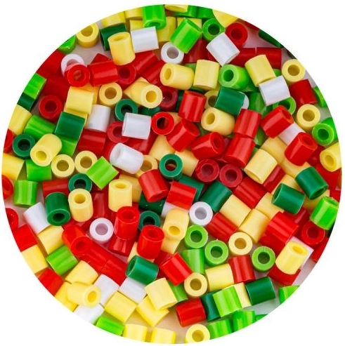 Perles colorées pour une création créative