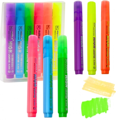 Ensemble de surligneurs néon 6 pcs