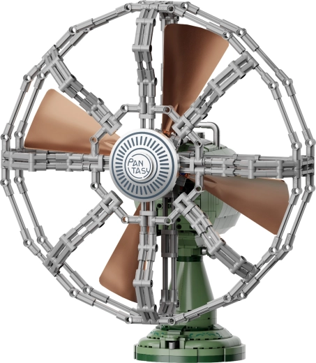 Rotation fonctionnelle des pales grâce au moteur