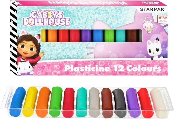 Pâte à modeler 12 couleurs GABBY'S DOLLHOUSE STARPAK