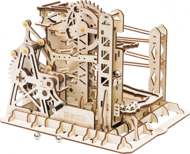 ROKR piste à billes en bois Explorer – puzzle 3D