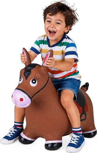 Cheval sauteur HoppyDoo Special Paint Edition avec pompe