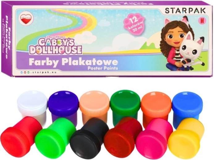 Pâte à modeler Gabby's Dollhouse – set de 12 couleurs