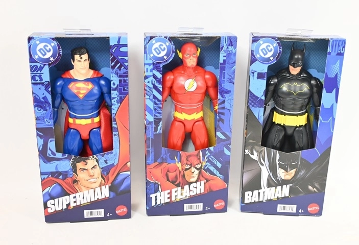 Figurine d’action DC 29 cm Batman / Superman / Flash