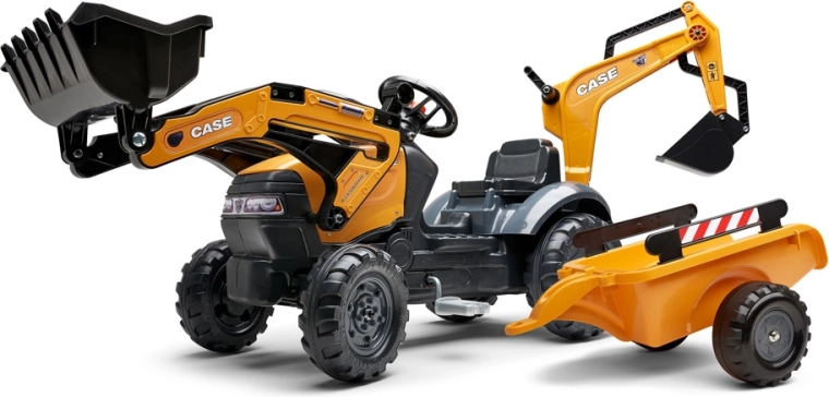 Véritable excavation comme sur un chantier