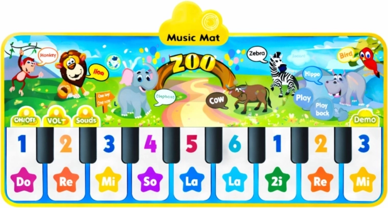 10 touches et 10 mélodies pour les premiers pas musicaux