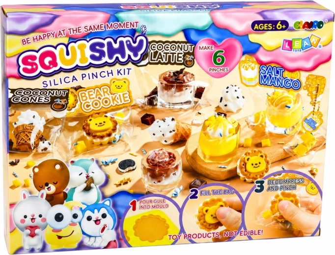 Jusqu’à 6 squishies de desserts et de boissons