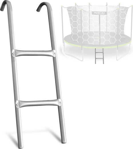 Échelle Neo-Sport à deux marches pour trampoline 10–14 ft