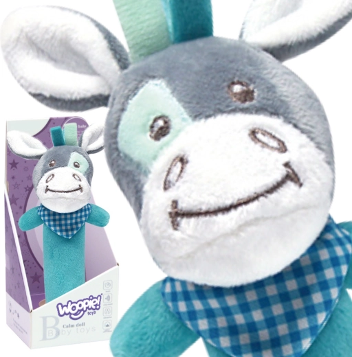 Woopie âne en peluche pour nourrissons