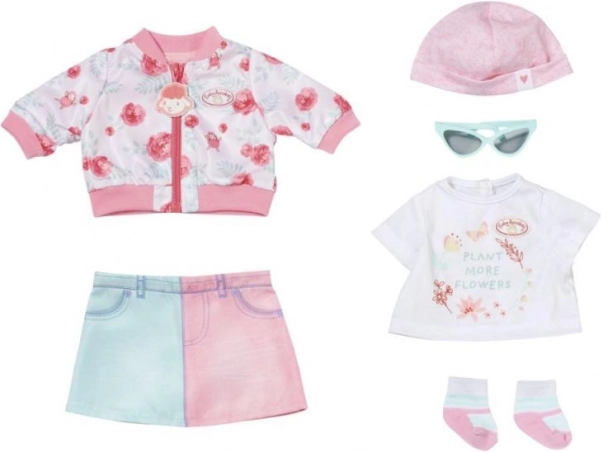 Baby Annabell ensemble de printemps deluxe pour poupée 43 cm