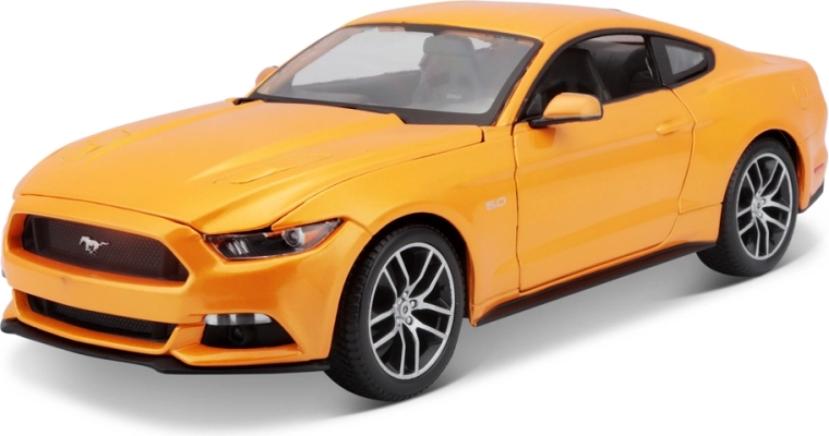 Maisto Ford Mustang GT 2015 modèle en métal orange 1:18