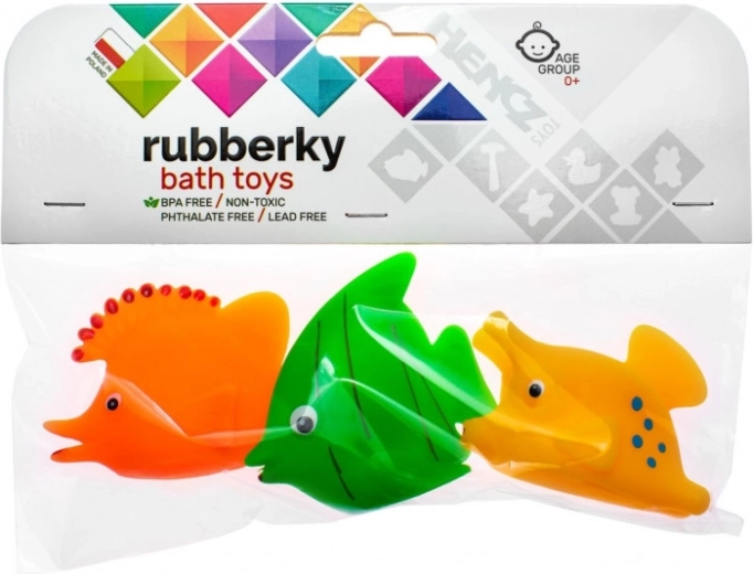 Jouets de bain en caoutchouc