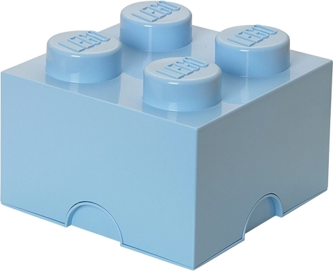 Boîte de rangement LEGO 4 bleu clair