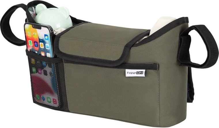 Organisateur de poussette FreeON vert olive