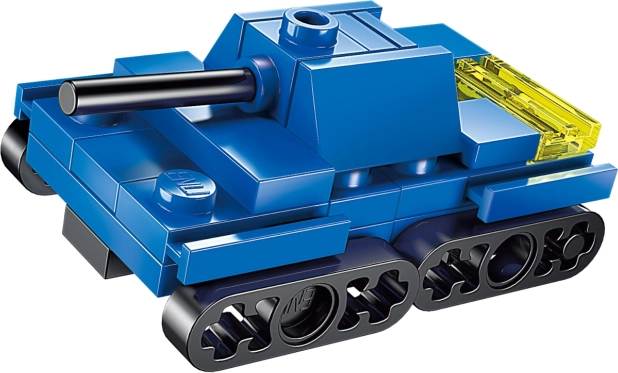 Jeu de construction Tank Qman 3v1