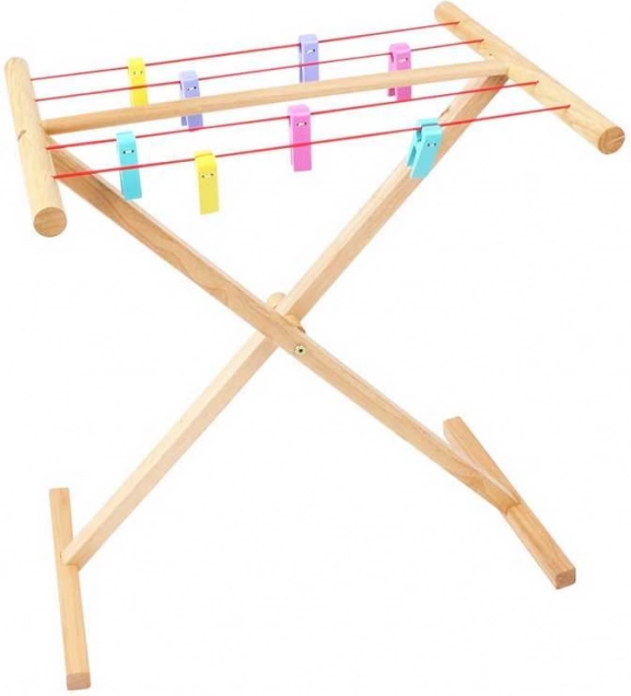 Séchoir en bois pour vêtements Bigjigs Toys