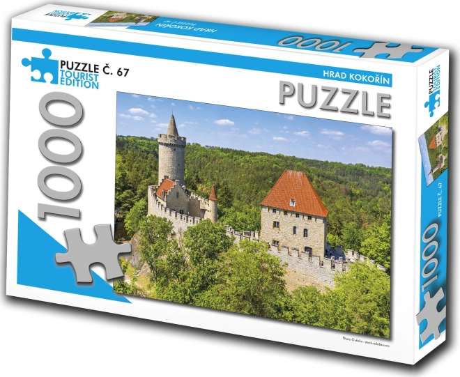 Puzzle Touristique Château Kokořín 1000 Pièces