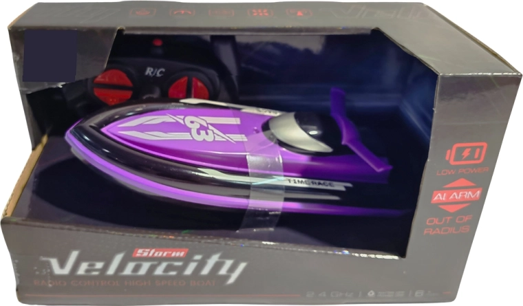 Bateau rapide R/C Velocity 1:16 2,4 GHz violet
