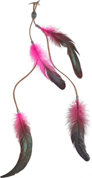 Décoration capillaire rose