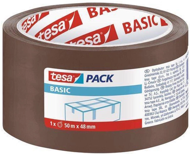 Ruban d’emballage 48 mm × 50 m marron Tesa