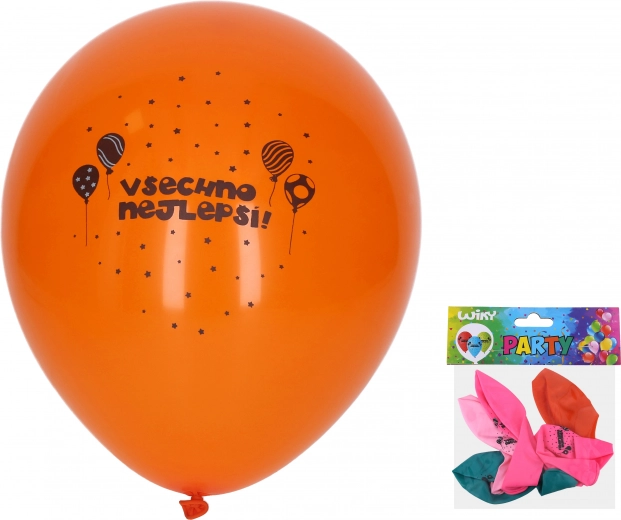 Ballons gonflables « Joyeux anniversaire » 30 cm, lot de 5 pièces
