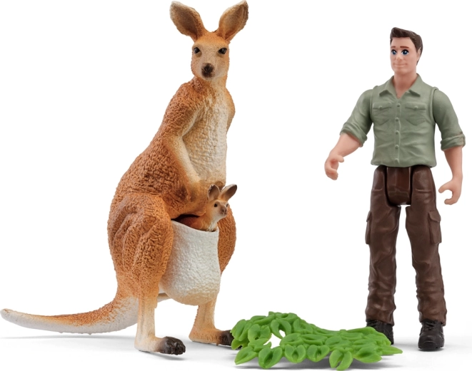 Schleich excursion avec le ranger et des kangourous - 1 pièce