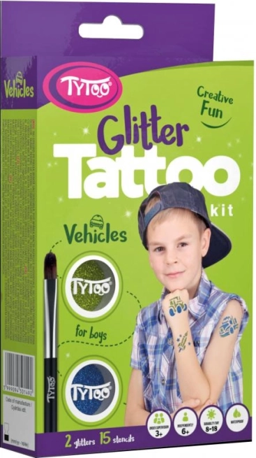 TyToo tatouages pailletés véhicules
