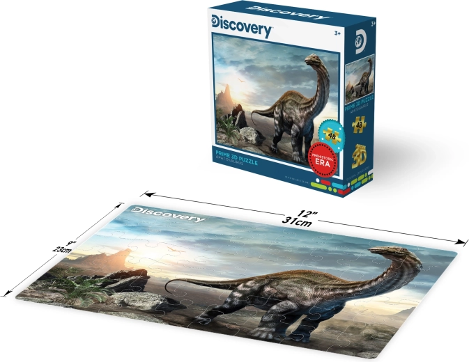 Puzzle 3D Apatosaurus 48 pièces