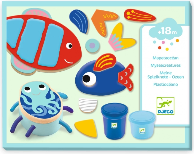 Kit de pâte à modeler Animaux marins Djeco
