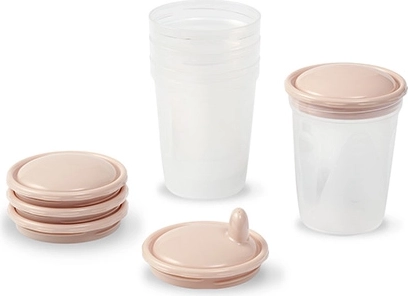 Portions pratiques de 200 ml et design empilable