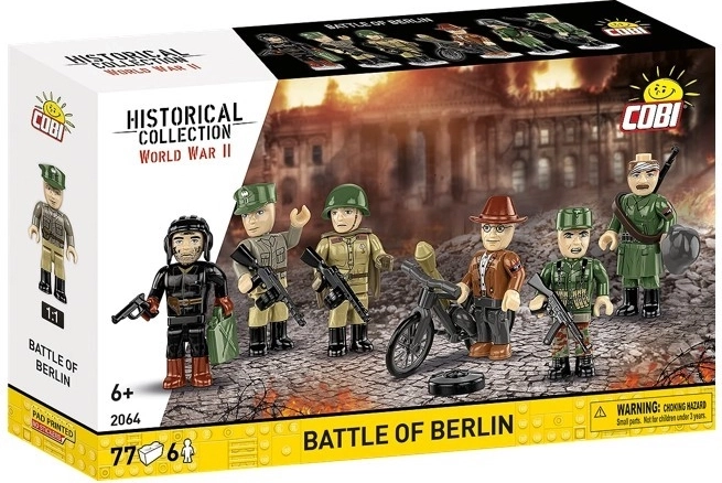 Stavebnice COBI bataille de Berlin (77 pièces, 6 figurines)