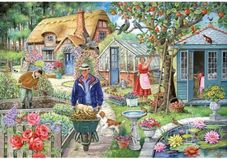 Puzzle Dans le jardin 1000 pièces