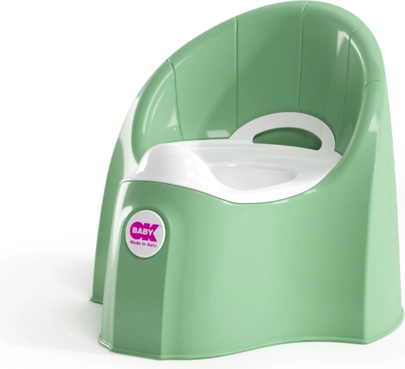 OK Baby pot ergonomique Pasha avec récipient amovible, menthe