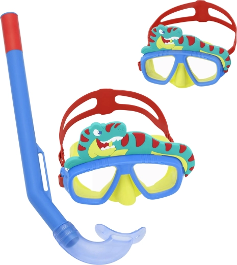 Set de snorkeling enfant Bestway crocodile bleu