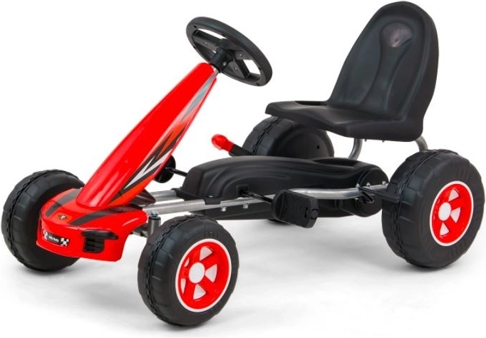 Kart à pédales Viper – Rouge