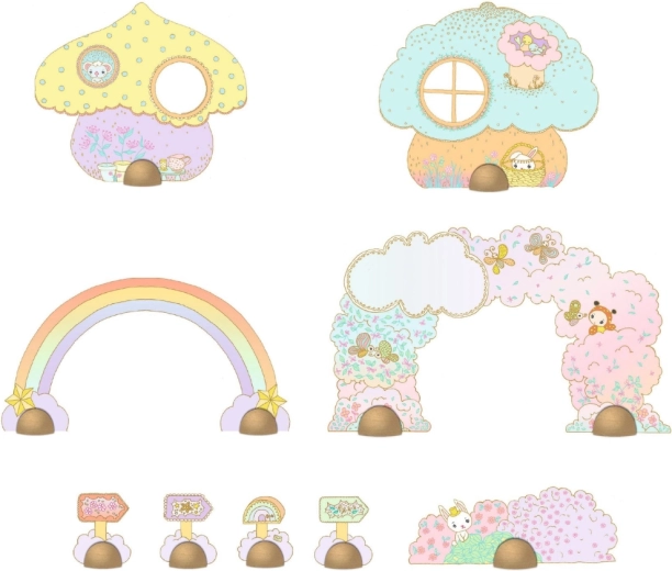 Supports et décorations pour jouer des histoires