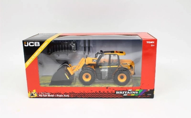 TOMY Britains JCB Agrixtra chargeuse avec accessoires
